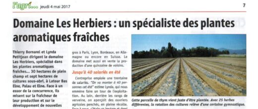Domaine&#x20;Les&#x20;Herbiers&#x20;&#x3A;&#x20;un&#x20;sp&#x00E9;cialiste&#x20;des&#x20;plantes&#x20;aromatiques&#x20;fraiches